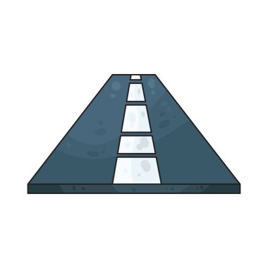  Uzun bir havaalanı pisti kalkış ve iniş için hazır..