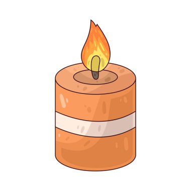 Kokulu Mum: Kavanozdaki dekoratif bir mum rahatlatıcı bir koku yayıyor.