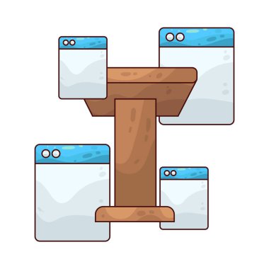 Sözcü kürsüsü, sunucunun konuşmasını yaptığı sembolik ya da sanal bir noktadır..