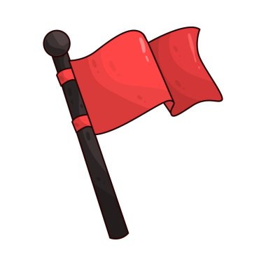 Bir Kızıl Bayrak tehlikeli koşullar ya da pistteki kazalar nedeniyle bir yarışı durdurmak için kullanılır..