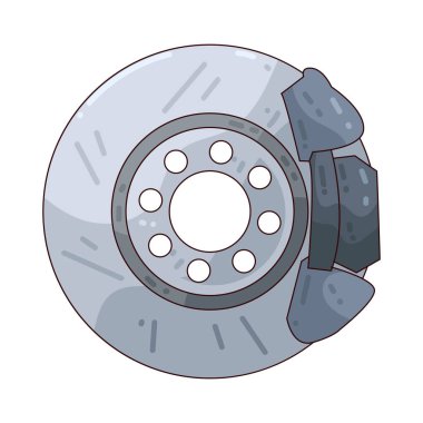  Fren Diski, bir aracı yavaşlatmak veya durdurmak için fren pedleri tarafından klemplenmiş düz, dairesel bir metal bileşenidir..