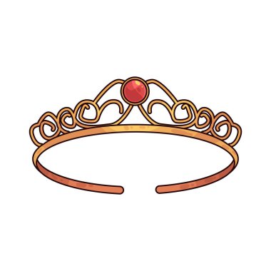 Taç resmi durumlarda takılan, zarafet ve zarafeti sembolize eden dekoratif bir başlıktır..