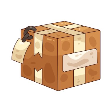 Etiketli Paket, sevkiyat detayları, barkodlar ve talimatlarla dolu bir sevkiyattır..