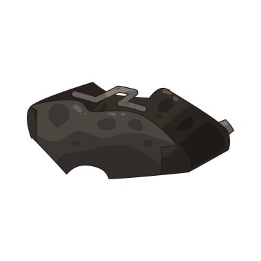 Fren kalibreli evler fren yastıkları ve pistonlar, arabayı durdurmak için fren diskine bastırıyor..