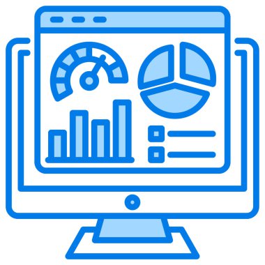 Tasarım için İşletme Kontrol Paneli Simgesi Elemanı