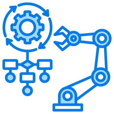 Tasarım için Çalışma Akımı Otomasyon Simgesi Elemanı