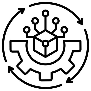 Tasarım için İş Dönüşümü Simgesi Elementi