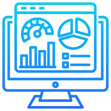 Tasarım için İşletme Kontrol Paneli Simgesi Elemanı