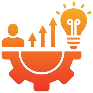 Tasarım İçin Kişisel Gelişim Simgesi Elementi