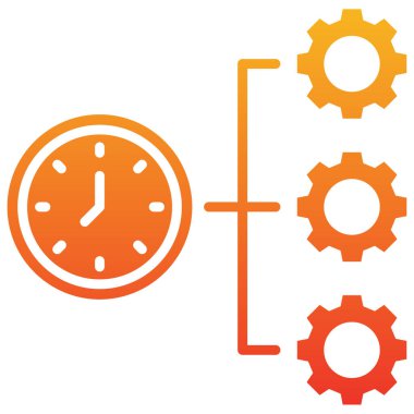 Tasarım için Zaman Yönetimi Simgesi Elementi