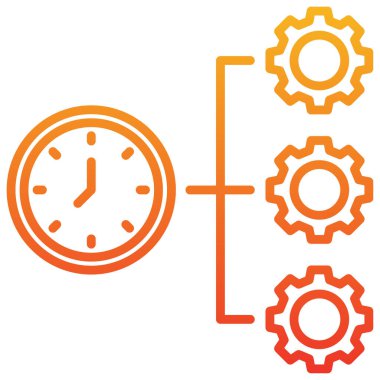 Tasarım için Zaman Yönetimi Simgesi Elementi