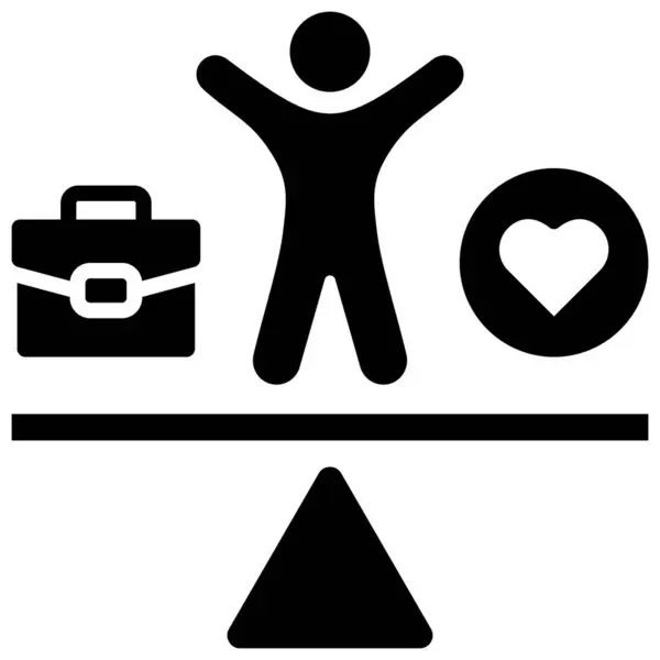 Tasarım İçin Çalışma Hayatı Dengesi Simgesi Elementi