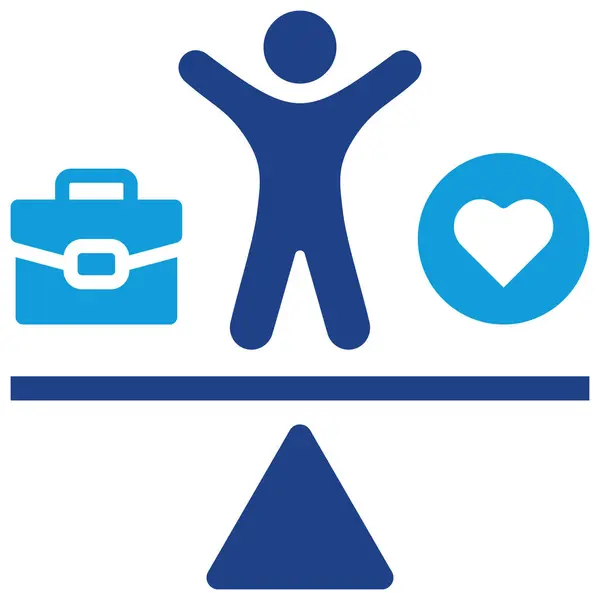 Tasarım İçin Çalışma Hayatı Dengesi Simgesi Elementi