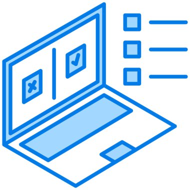 Simge elementi tasarım için test ediliyor