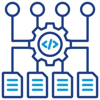İş Kuralları Motor Simgesi Tasarım Elemanı