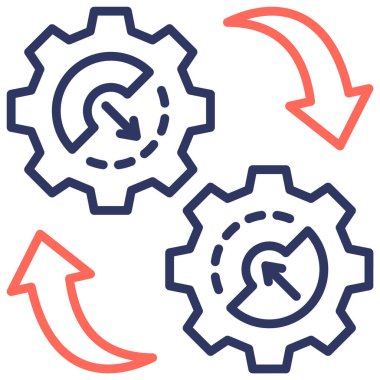 Tasarım için İşlem Bütünleşme Simgesi Elementi