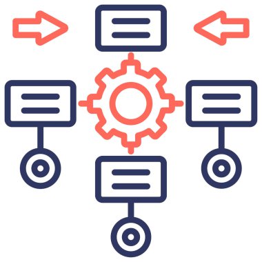 Tasarım için İşlem Haritalama Simgesi Elemanı