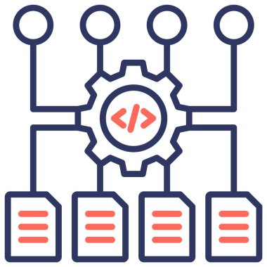 İş Kuralları Motor Simgesi Tasarım Elemanı