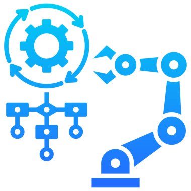 Tasarım için Çalışma Akımı Otomasyon Simgesi Elemanı