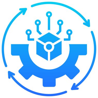 Tasarım için İş Dönüşümü Simgesi Elementi