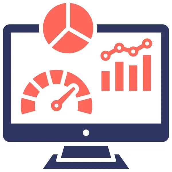 Tasarım için Kpi İzleme Simgesi Elementi