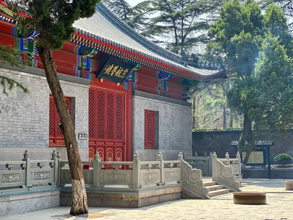 Benekli Gölgedeki Huzur Tapınağı Avlusu