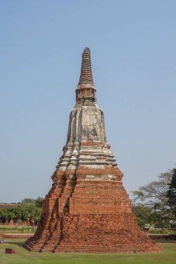 Tarihi Tayland Ayutthaya Tapınağı.