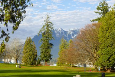 Stanley Park tepelerle vuruyor ve vuruyor