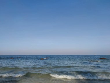 Deniz manzarası çok güzel. Doğa