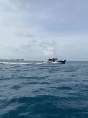 Mükemmel bir Hint Okyanusu Sahil Manzarası