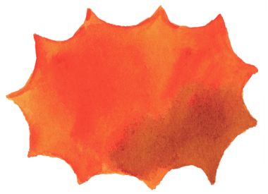 Bu sonbahar renklerinde suluboya konuşma balonu..