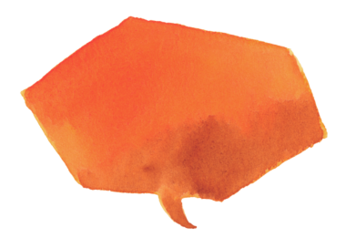 Bu sonbahar renklerinde suluboya konuşma balonu..