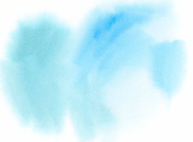 Bu suluboya arka plan, mavi soyut doku..