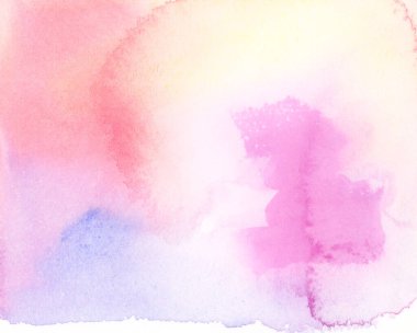 soyut pembe ve mavi suluboya el boyası arka plan