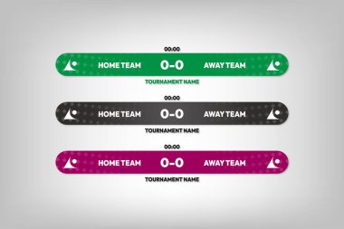 Oyunu yayınlamak için bir dizi farklı spor oyunu pankartı seçenekleri