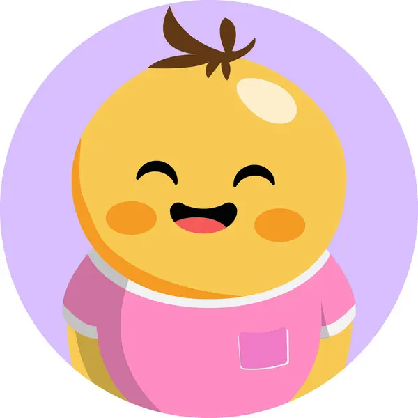 Avatarın için komik bir çizgi film çocuğunun vektör çizimi