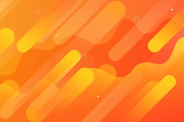 Modern soyut turuncu pankart arka planı. Dinamik şekiller kompozisyonu. Vektör Eps10