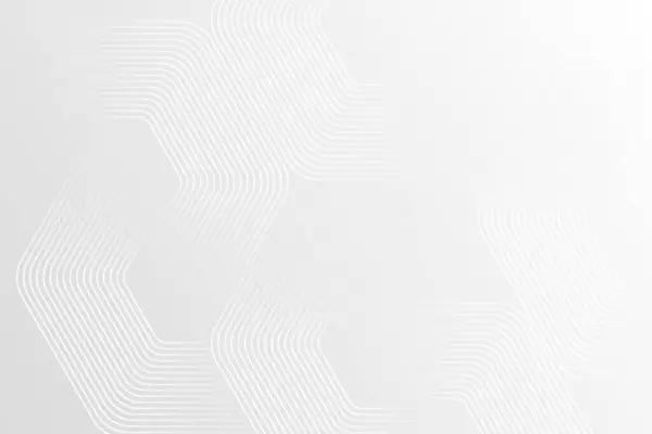 Soyut beyaz ve gri altıgen çizgi arkaplanı. Vektör