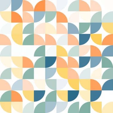 Soyut renkli 80 'lerin arka plan vektörü. Eski moda duvar kâğıdı. Afişler, afişler, dekoratif eşyalar ve duvar sanatı için uygun bir 1970 renk illüstrasyonu.