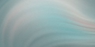 Soluk maviden yumuşak griye pürüzsüz bir gradyanı olan, ince bir tahıl dokusu ve ince, akışkan ışık çizgileriyle örtülü, sakin ve soyut bir arka plan..