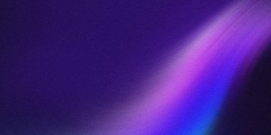 Etkileyici soyut bir arka plan, parlak mor ve maviye dönüşen, hafif efektler içeren, pürüzsüz bir mor eğim.