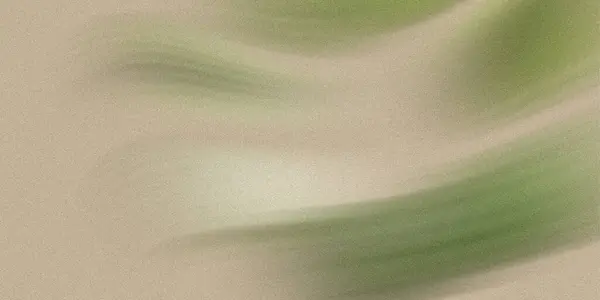 Yumuşak desenli arkaplan, soyut bir tasarım içinde sessiz yeşillik ve bej karışımı içerir.