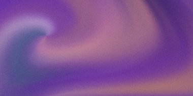 Yumuşak, kıvrımlı mor, pembe ve soluk mavi renkleri olan dijital bir çizim. Doku ince tanecikli, pürüzsüz renk geçişlerine derinlik katıyor.