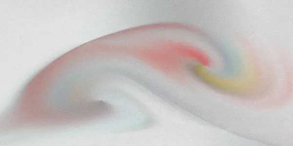 Açık gri arkaplanda yumuşak pastel kıvrımlı bir tasarım içeren dijital bir illüstrasyon. Renkler pürüzsüz bir şekilde karışıyor. Nazik ve sakinleştirici bir etki yaratıyor..