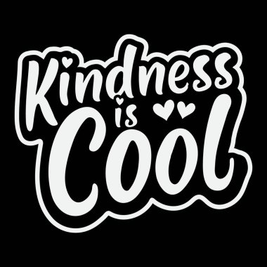 İyilik vektör sanatı güzeldir. Beyaz arka planda izole edilmiş beyaz harflerle pozitif bir alıntı.