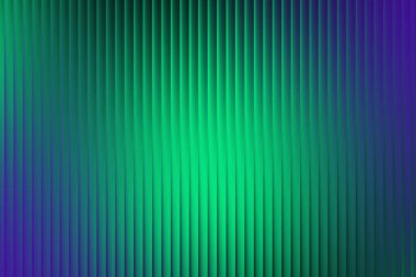 Yeşilden mora doğru eğimli soyut dikey tırtıklı dokunun çizimi