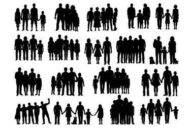 Aile Halkı Çeşitli Siluetler Ayarladı