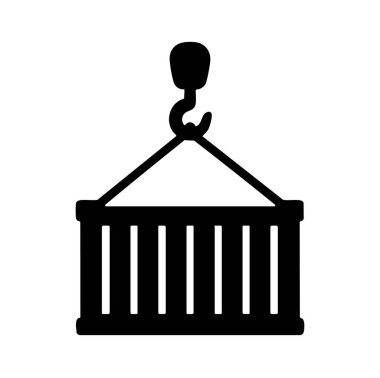 Nakliye Konteynırı Kargo Lojistik Taşıma Simgesi