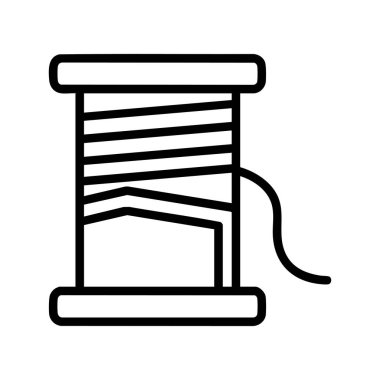 İplik Döndürme İşlemi Tedarik Ana Hattı Simgesi