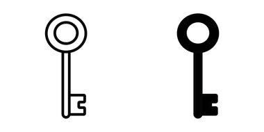 İskelet Anahtar Güvenlik Erişim Çözüm Simgesi